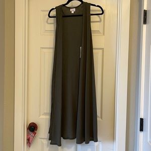 Olive green lularoe joy size small
